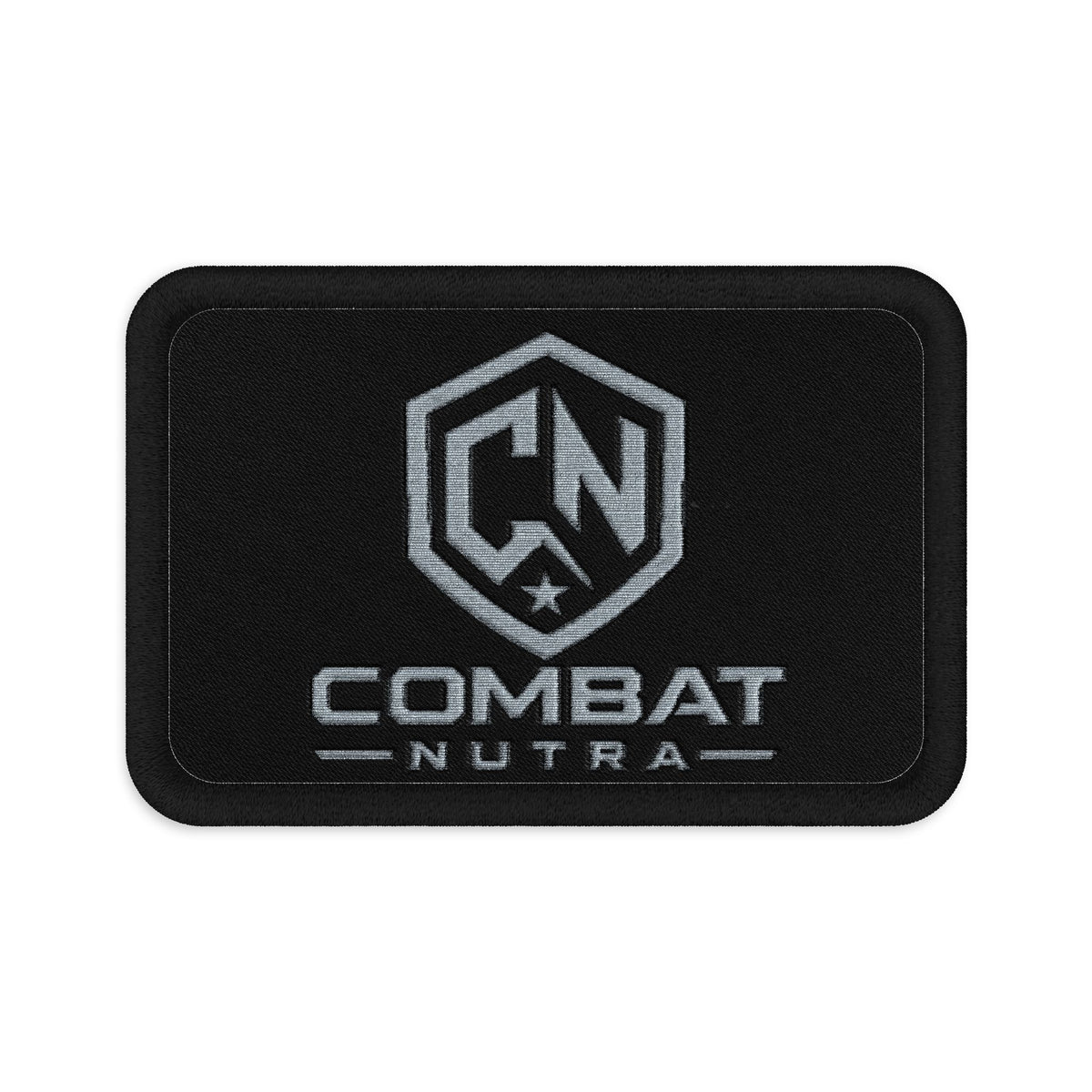 Combat Nutrition Embroidered Patch — Tactical Logo Morale Patch
