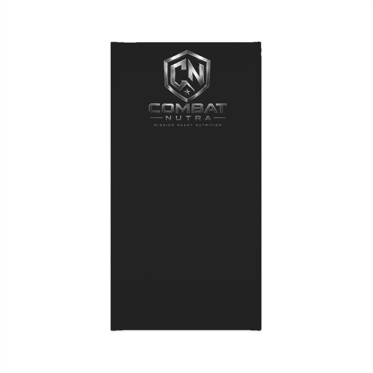 Combat Nutra Logo Neck Gaiter — Lightweight Black Face Cover