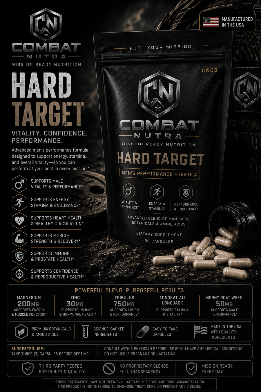 CN HARD TARGET - MALE ENHANCEMENT