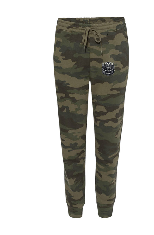 z CN Embroidered Camo Joggers