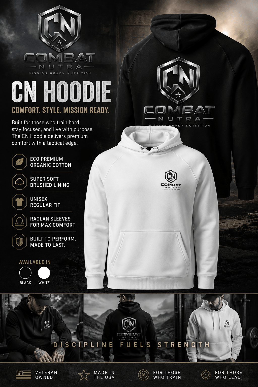CN Basic Mission Hoddie - Combat Nutra